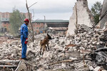 Последствия взрыва на территории Загорского оптико-механического завода в Сергиевом Посаде, 9 августа 2023 года