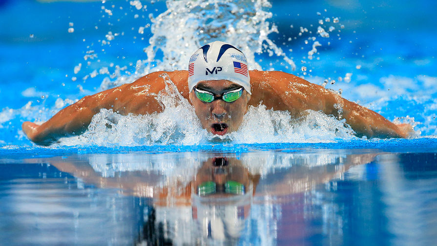 Майкл Фелпс на&nbsp;соревнованиях по&nbsp;плаванию в&nbsp;США, 2016 год
