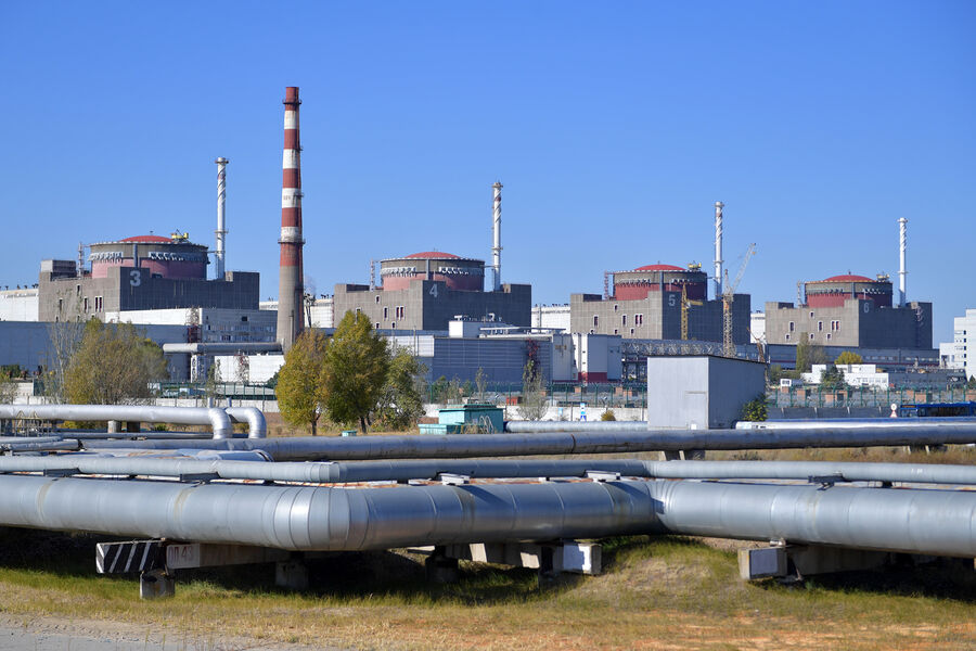 Запорожская АЭС в Энергодаре