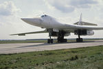 Советский сверхзвуковой стратегический бомбардировщик Ту-160, 1991 год
