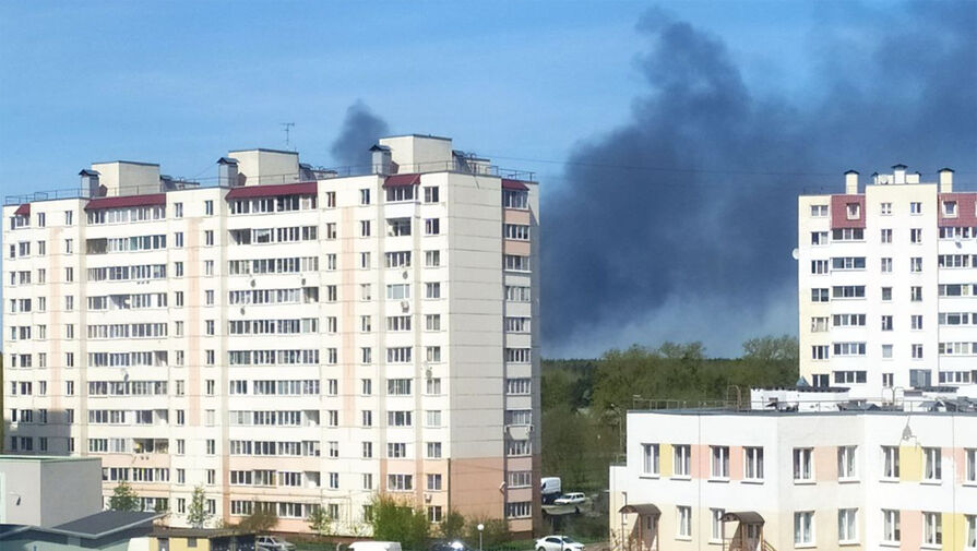 На севере Санкт-Петербурга произошел сильный пожар