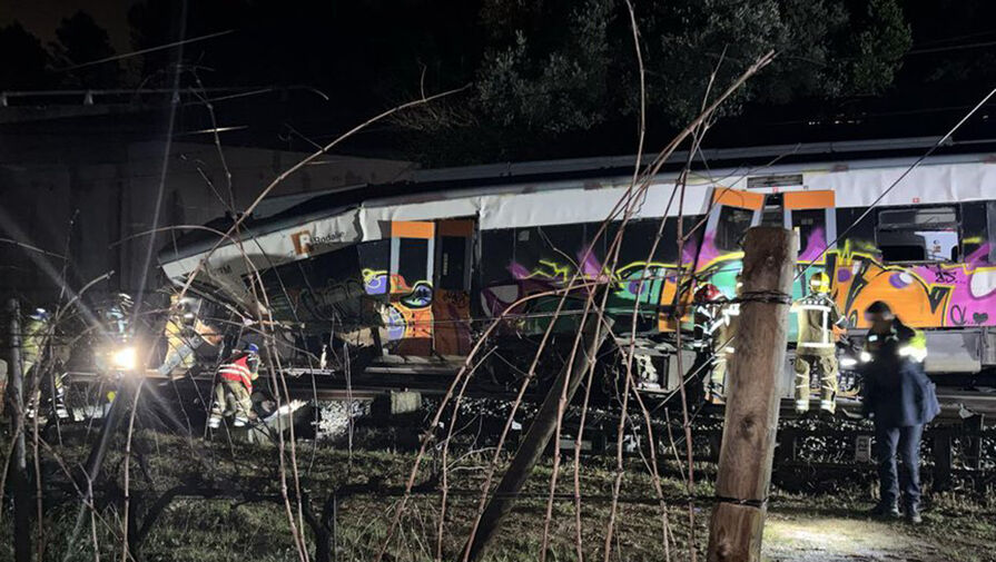 В Каталонии подтвердили гибель человека в результате аварии с поездом