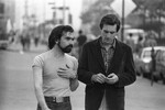 Режиссер Мартин Скорсезе и актер Роберт Де Ниро в Нью-Йорке, 1975 год 