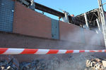 Разрушения на Челябинском цинковом заводе от взрывной волны после падения метеорита 