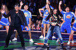 Сиара выступает на церемонии Kids' Choice Sports Awards при поддержке бойфренда