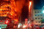 Пожар в здании в бразильском Сан-Паулу, 1 мая 2018 года