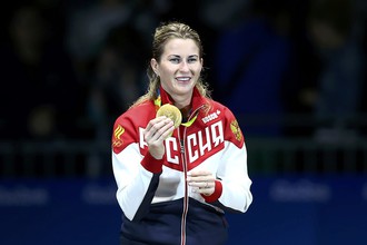 Российская рапиристка Инна Дериглазова стала чемпионкой Олимпийских игр, победив в финальном поединке итальянку Элизу Ди Франчиску со счетом 12:11