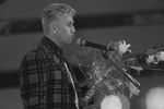 Юрий Айзеншпис, победивший в номинации «Лучший продюсер года» на II официальной церемонии присуждения национальной музыкальной премии «Овация» в ГЦКЗ «Россия», 1994 год 
