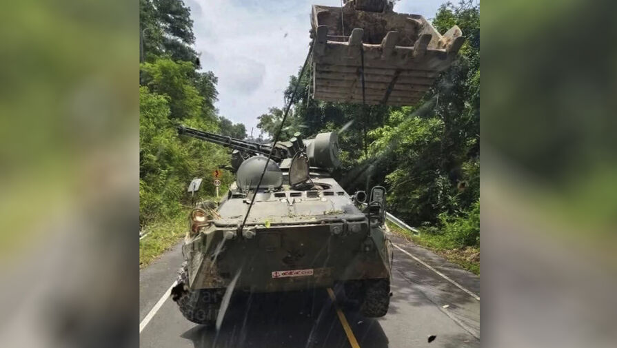 Армия Таиланда использовала в бою против Камбоджи украинский бронетранспортер