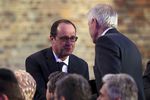 Президент Франции Франсуа Олланд во время церемонии к 70-летию освобождения Освенцима в Польше