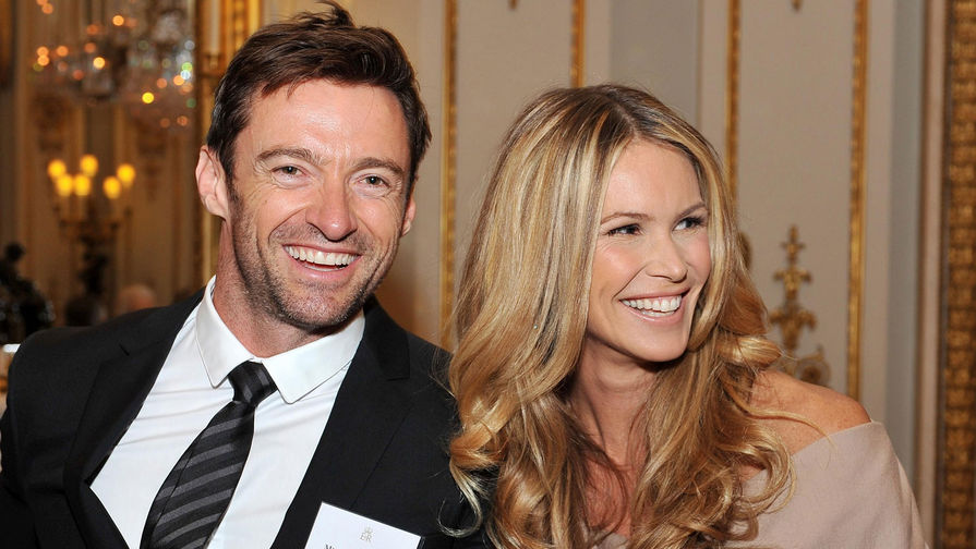 Актер Хью Джекман и модель Эль Макферсон, 2011 год 