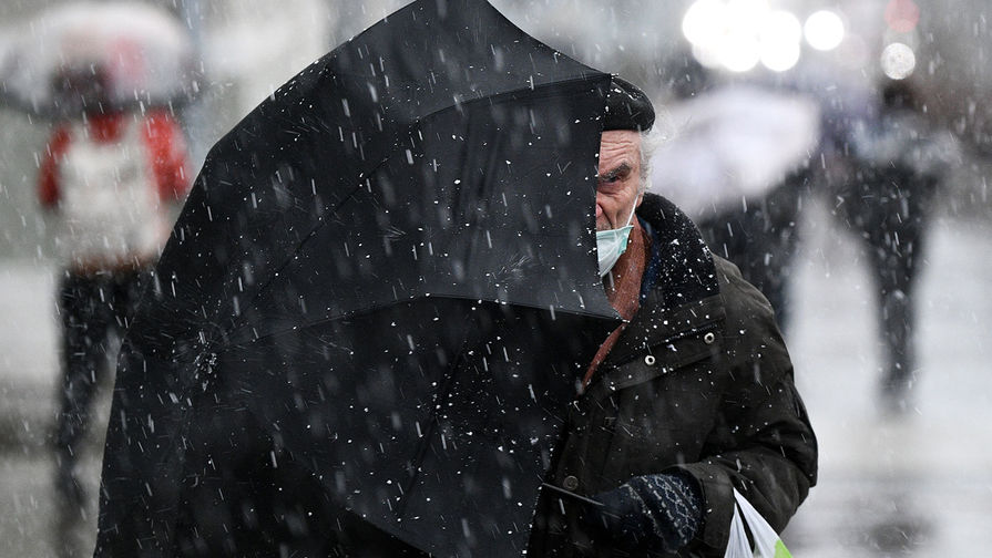 Мокрый снег, порывистый ветер и до 2С тепла ожидаются в Москве 9 марта