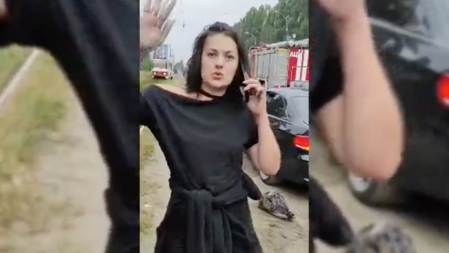 Женщина спровоцировала ДТП в Липецке, а после станцевала на камеру