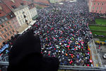 Митинг против запрета абортов в центре Варшавы