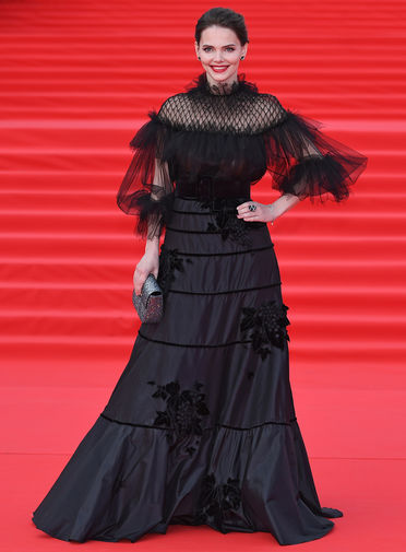 Актриса Елизавета Боярская на открытии 41-го Московского Международного кинофестиваля, 18 апреля 2019 года