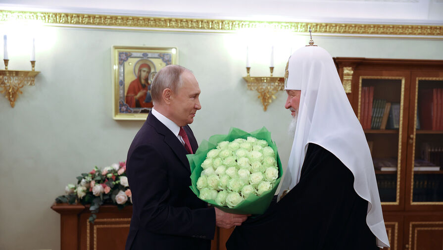 Патриарх Кирилл пожелал Путину успехов в служении на посту лидера России