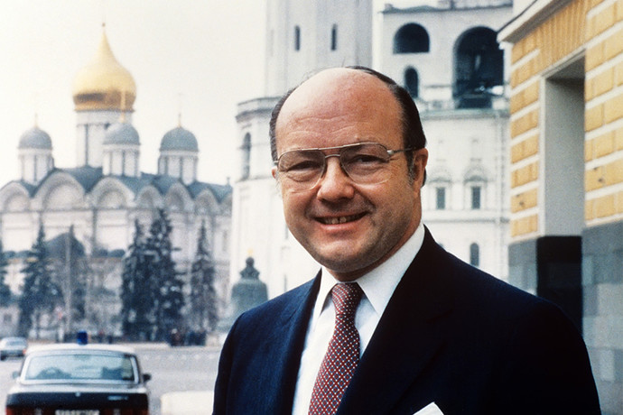Посол США в СССР Джек Мэтлок в Москве, 1987 год
