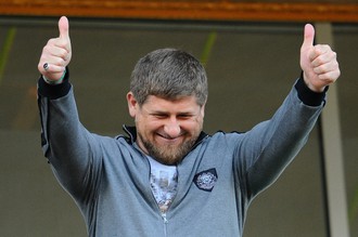 Рамзан Кадыров на матче «Терека»