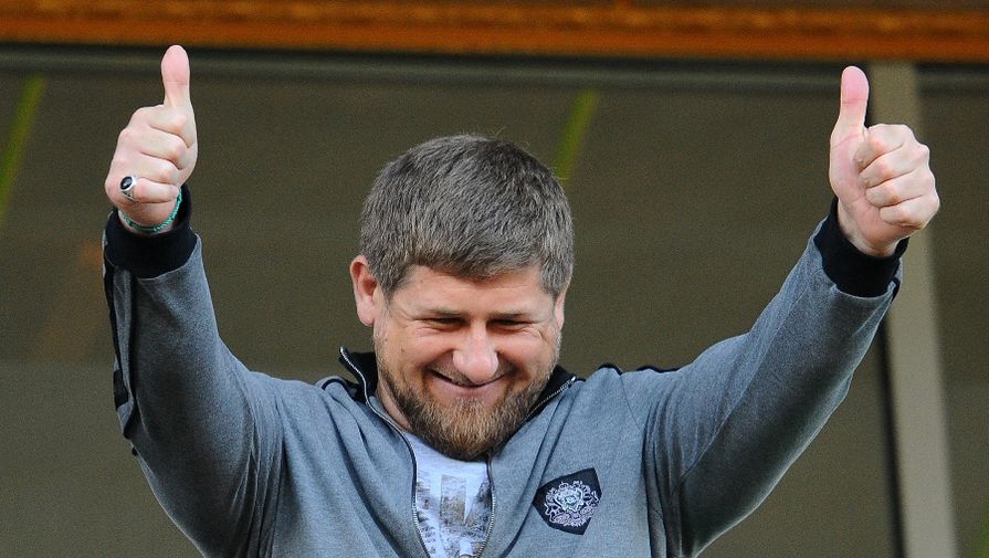 Рамзан Кадыров на матче «Терека»