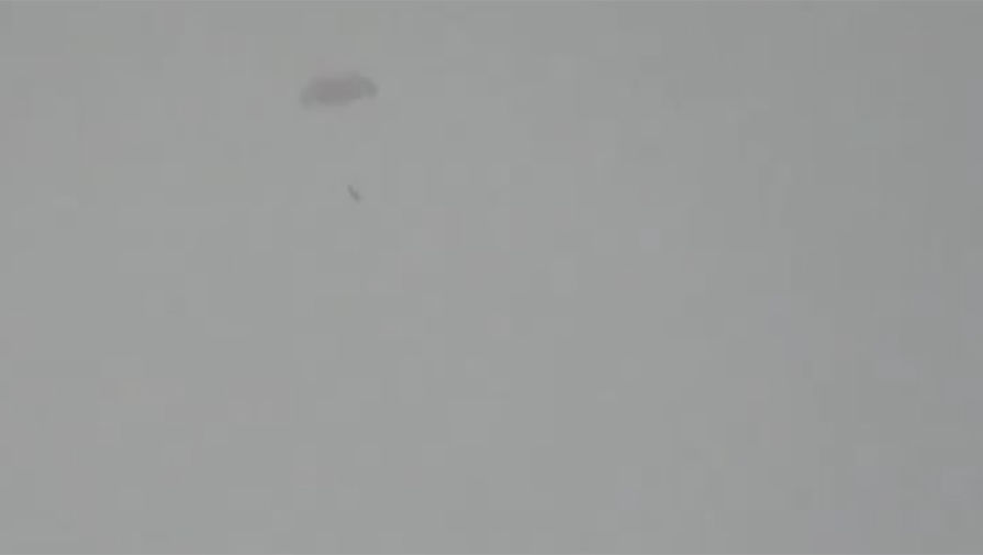 Скриншот видео сбитого Су-25 в&nbsp;Сирии