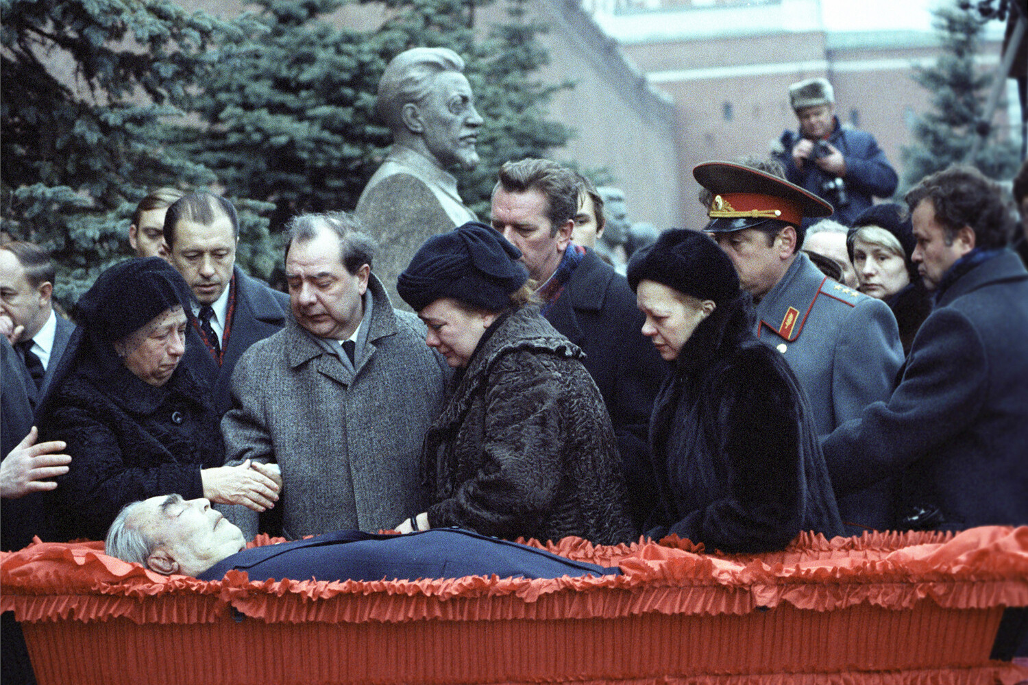 Отпевание прощание. Похороны Брежнева 1982.