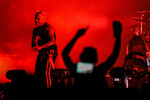 Кит Флинт, вокалист британской группы The Prodigy во время выступления на международном фестивале Solidays.
<br>
<br>Париж, Франция. 24 июня 2017 г.
