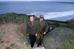 Премьер-министр РФ Дмитрий Медведев во время посещения острова Итуруп на Курилах
