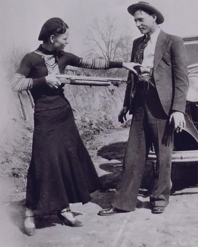Бонни и Клайд в&nbsp;марте 1933 года
