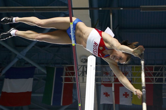 Елена Исинбаева выиграла золото чемпионата мира в Стамбуле