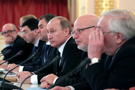 Совет по правам человека впервые встретился в новом составе с Путиным 