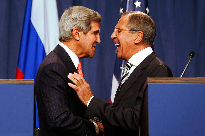 Сергей Лавров и Джон Керри смогли согласовать план уничтожения сирийского химического оружия