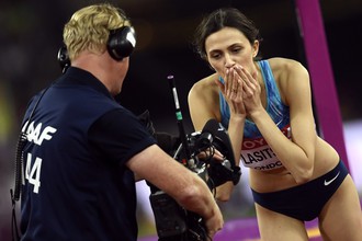 Мария Ласицкене победила на чемпионате мира по легкой атлетике в прыжках высоту