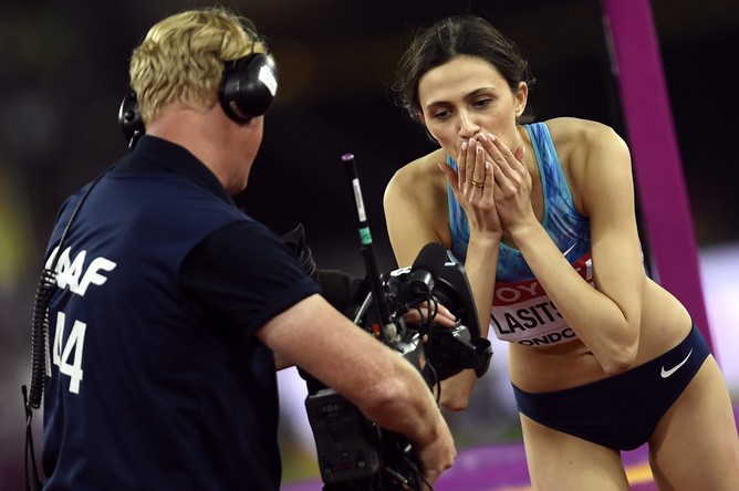 Мария Ласицкене победила на чемпионате мира по легкой атлетике в прыжках высоту