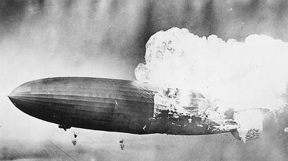 80 лет назад при посадке сгорел крупнейший дирижабль того времени «Гинденбург»