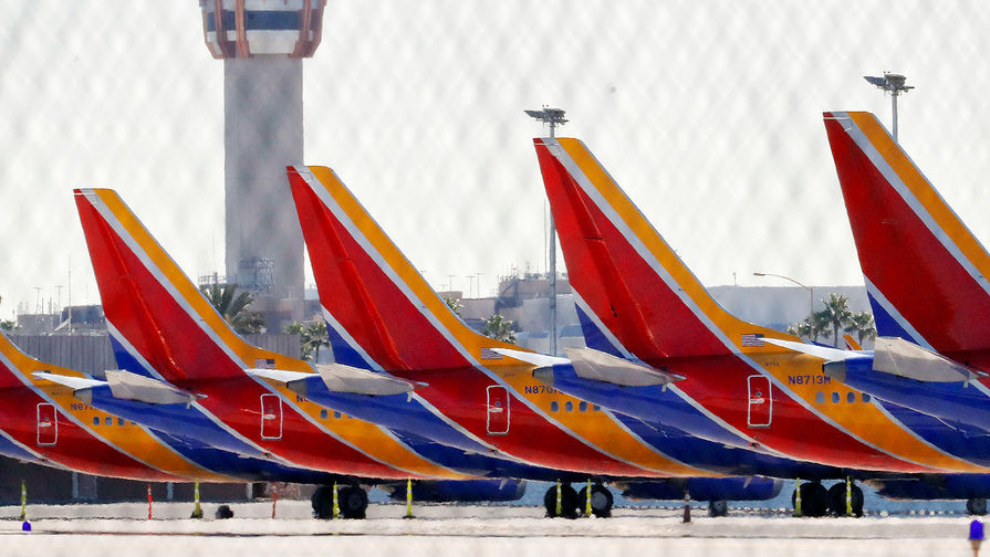Самолеты Boeing 737 Max в аэропорту Финикса, март 2019 года