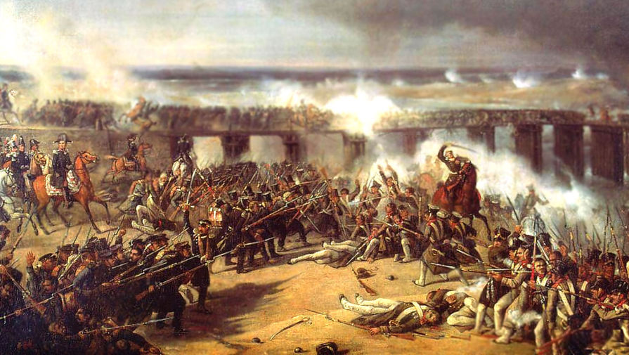 К. Маланкевич. «Сражение под Остроленкой» (1838)