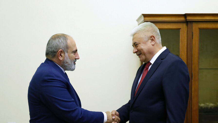 Пашинян обсудил с главой МВД РФ Колокольцевым сотрудничество силовых ведомств