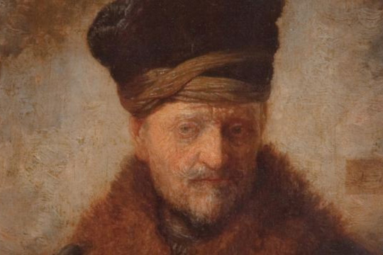 Фрагмент полотна Рембрандта «Портрет отца»