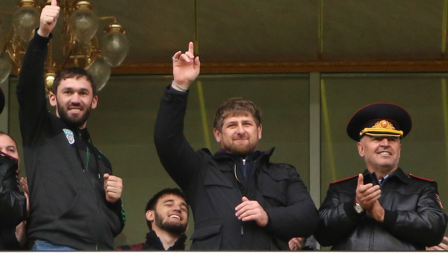 Рамзан Кадыров на матче «Терека»