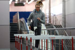 Надежда Сергеева во время подготовки сборной России по бобслею и скелетону к Олимпиаде 2018 в Пхенчхане, февраль 2018 года