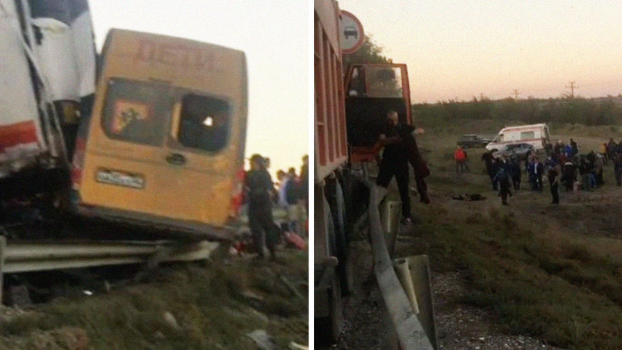 Трое погибших: в Дагестане произошло ДТП со школьным автобусом