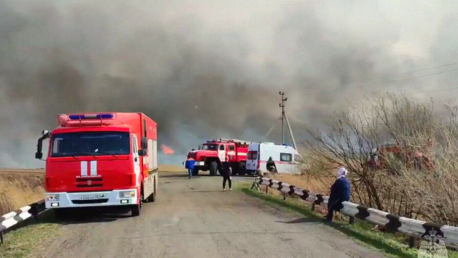 В МЧС сообщили о ликвидации открытого горения в курганской деревне Логоушка