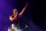 Певица TALI из Люксембурга в финале международного конкурса песни «Евровидение», 11 мая 2024 года