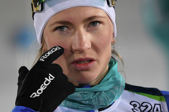 Дарья Домрачева выиграла женский спринт