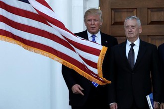 Дональд Трамп и Джеймс Мэттис