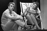 Валентина Малявина (Корина) и Вячеслав Шалевич (Штефан Валериу) в сцене из спектакля «Игра в каникулы», 1972 год