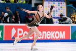 Софья Муравьева выступает в произвольной программе на чемпионате России — 2022