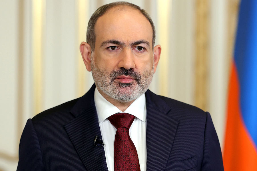 Никол Пашинян во время обращения к нации, Ереван, 25 апреля 2021 года