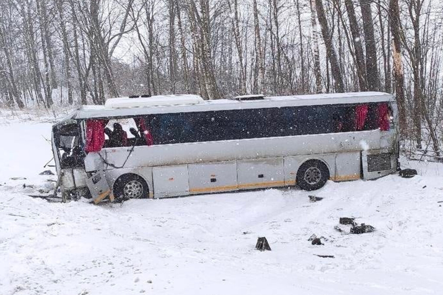 Очевидец смертельного ДТП под Брянском рассказал, что пассажиры автобуса  вылетели под колеса фуры - Газета.Ru | Новости