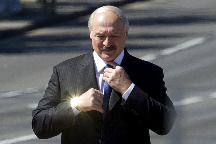 Александр Лукашенко во время торжественной церемонии в&nbsp;Минске